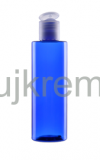PET Plastová lahvička TROU modrá 200ml s uzávěrme flip -  top  24/415