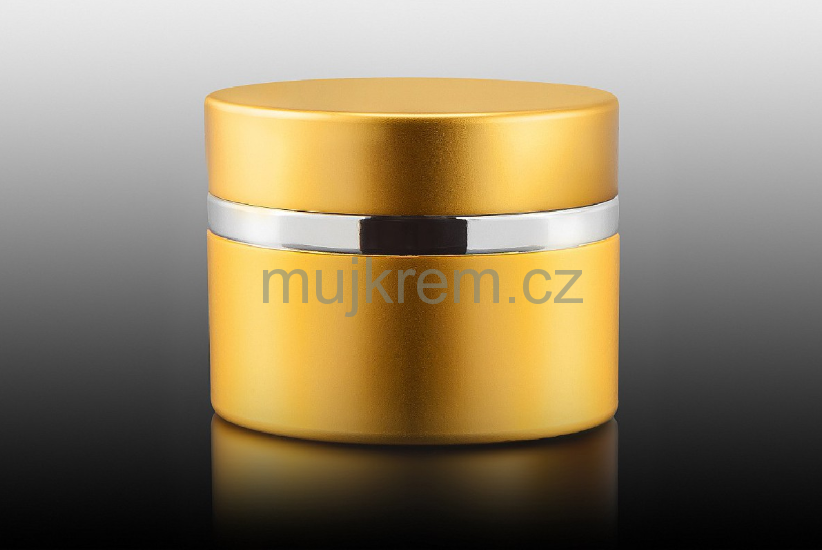 ORION ALU zlatý kelímek 15ml se stříbrným proužkem + mezivíčko