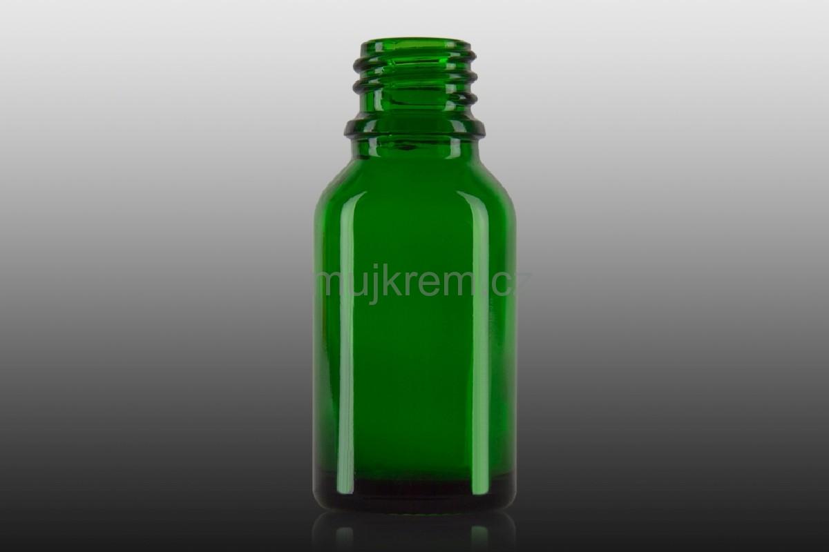 Skleněná lahvička CLARI zelená 20ml
