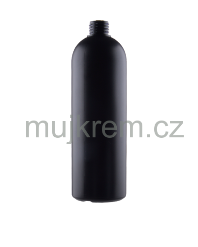 Plastová lahvička COVER HDPE černá 500ml 
