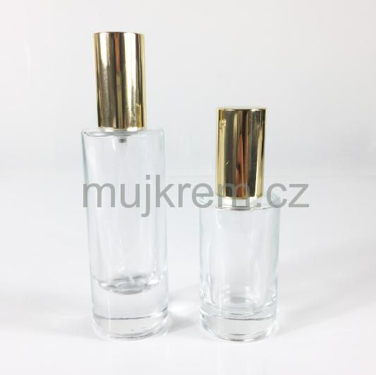 Lahvička na parfém APOLLOSIS 20ml, 30ml zlaté víčko