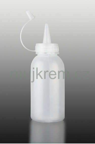 Plastová lahvička 100ml, bílá