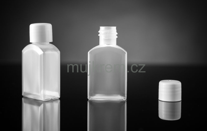 Plastová lahvička PP 30ml, mléčná barva
