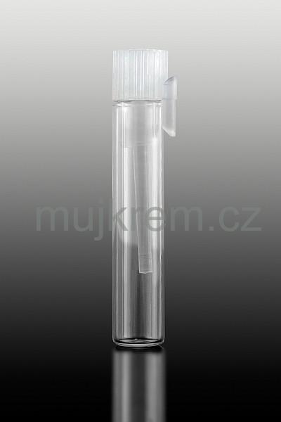 Tester 0,8ml sklo, transparentní závit