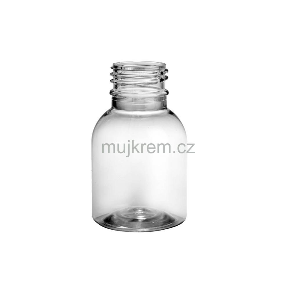 Plastová lahvička PETE  50ml- čirá