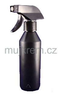 HDPE Plastová lahvička černá + spray 250ml