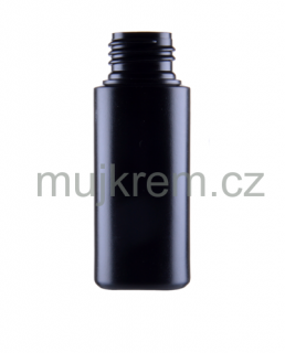 Plastová lahvička FUN HDPE černá 50ml