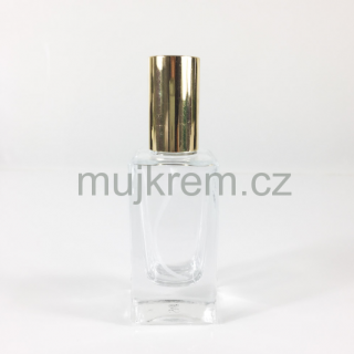 Lahvička na parfém HERMESION 30ml zlaté víčko