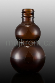 Skleněná lahvička 9,5ml, 45ml, hnědá, kulatý tvar 
