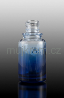 Skleněná lahvička 30ml, modrá