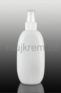 Plastová lahvička sprej 200ml, bílá